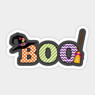 Boo Sticker